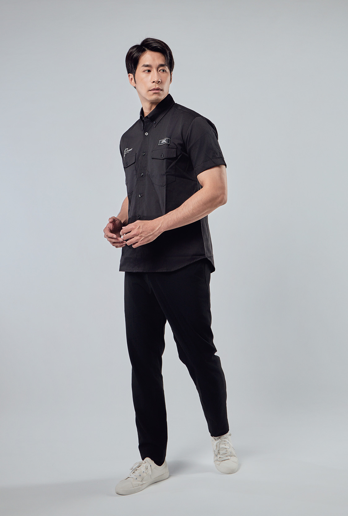 企業制服 斜紋工作襯衫整體版型