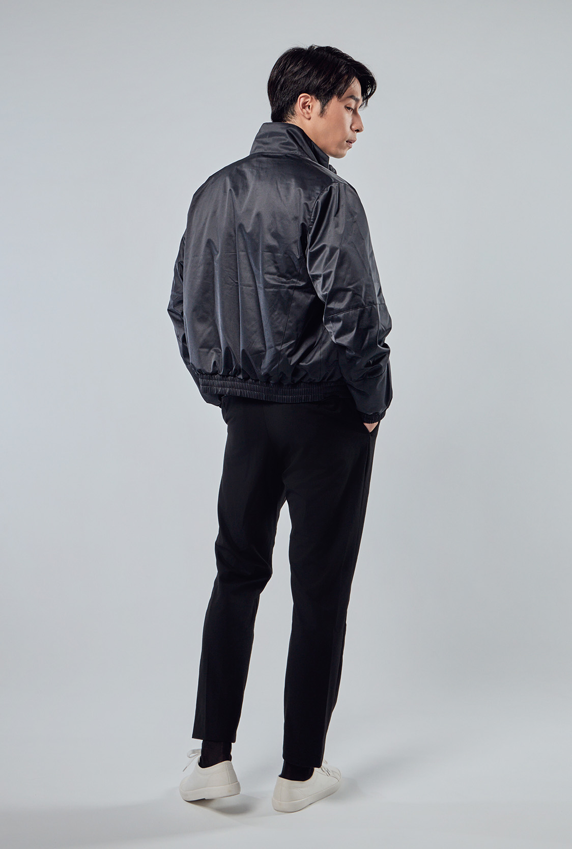 台灣製造機能性三層貼合防水企業外套多視角展示