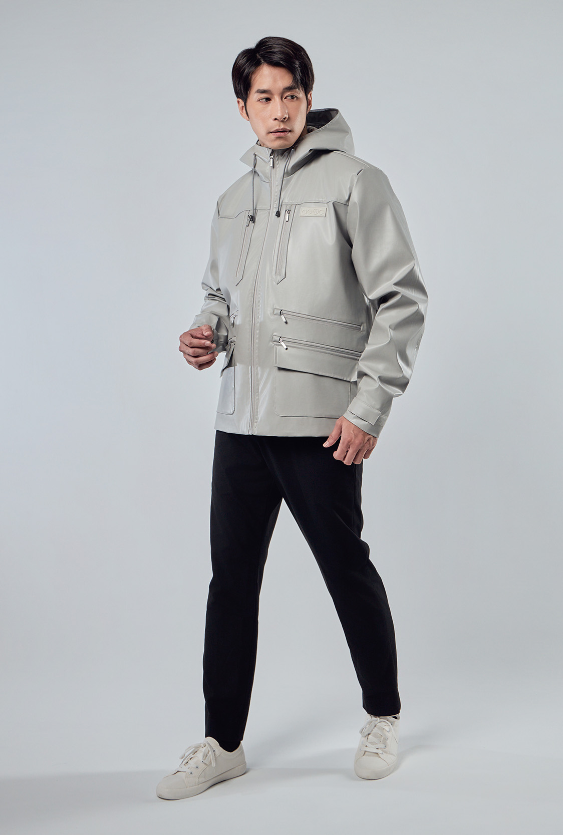 企業外套內件雙面搖粒無刷毛布料展示