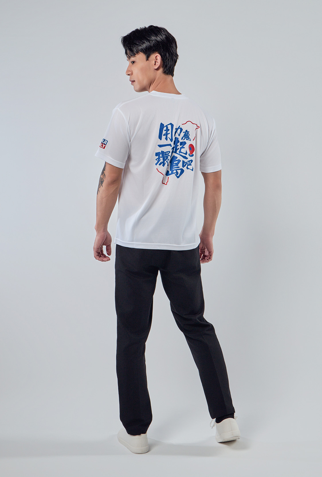 正面局部昇華印刷細節