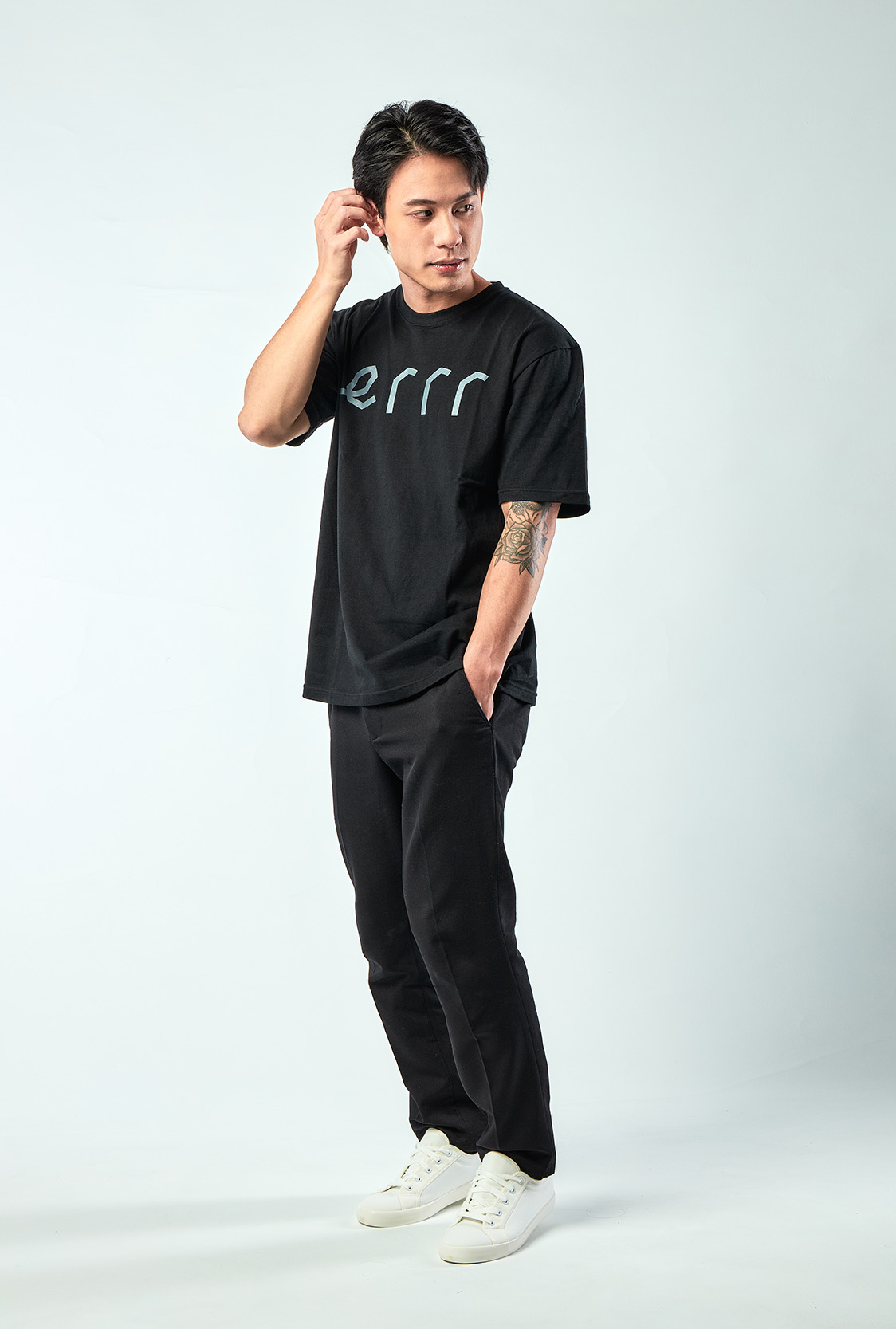 男女通用版型T恤｜穿搭剪裁展示